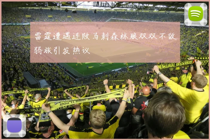 雷霆遭遇连败马刺森林狼双双不敌弱旅引发热议
